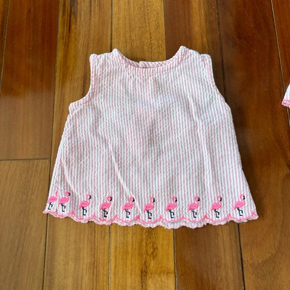 ⭐️ Bogo ⭐️ crown & ivy flamingo seersucker set - Picture 6 of 7